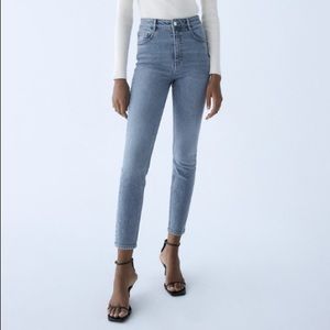 Zara hi-rise vintage skinny jeans